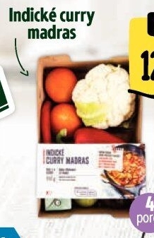 Menu box Indické kari Madras Albert