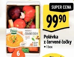 Menu box Polévka z červené čočky Albert