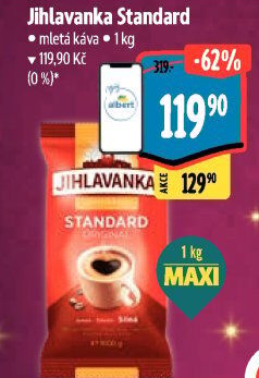 Mletá káva Standard Jihlavanka