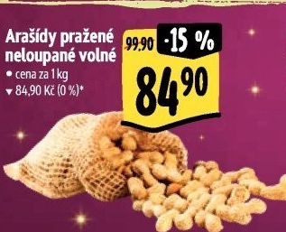 Neloupané arašídy