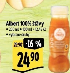 Šťáva 100% Albert