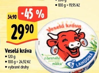 Sýr tavený Veselá kráva