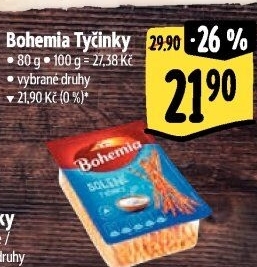Tyčinky Bohemia