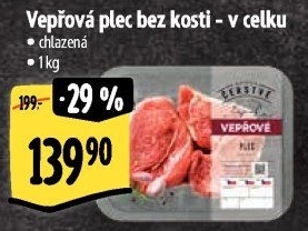 Vepřová plec bez kosti Albert