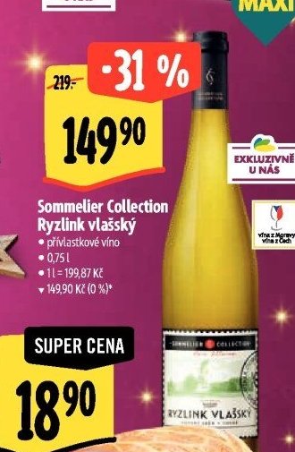 Sommelier Collection Ryzlink vlašský