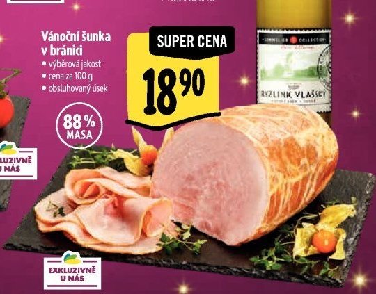 Vánoční šunka v bránici