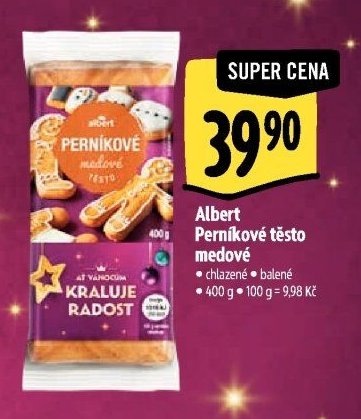 Albert Perníkové těsto medové