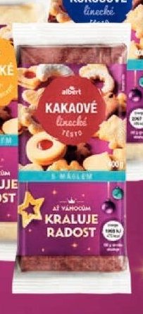 Albert Kakaové linecké těsto s máslem