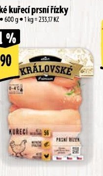 Královské kuřecí prsní řízky
