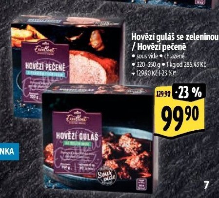 Hovězí guláš se zeleninou / Hovězí pečeně