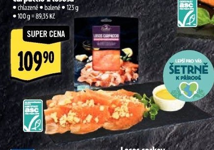 Carpaccio z lososa