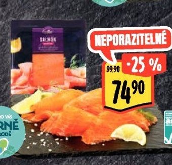 Losos uzený - plátky