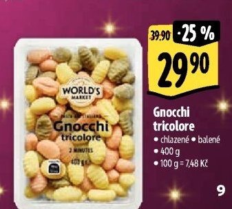 Gnocchi tricolore