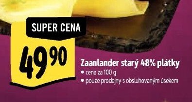 Zaanlander starý 48% plátky