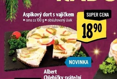 Aspikový dort s vajíčkem