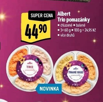 Albert Trio pomazánky