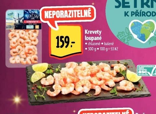 Krevety loupané