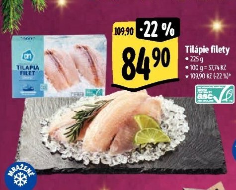 Tilápie filety