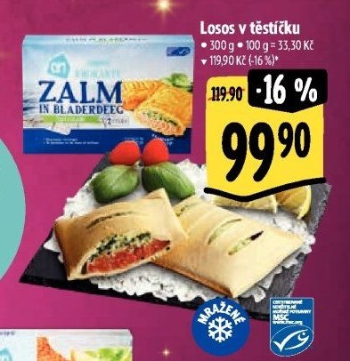 Losos v těstíčku