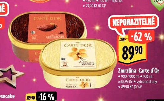 Zmrzlina Carte d'Or