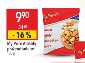 My Price Arašídy pražené solené