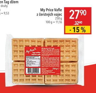 My Price Vafle z čerstvých vajec