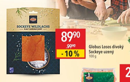 Globus Losos divoký Sockeye uzený