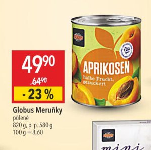 Globus Meruňky půlené