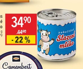 Globus zahuštěné slazené mléko