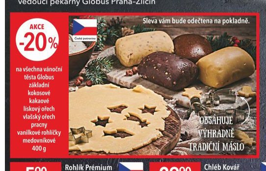 Vánoční těsta Globus