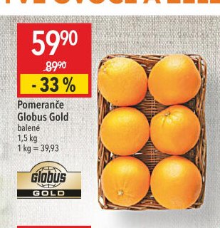 Pomeranče Globus Gold
