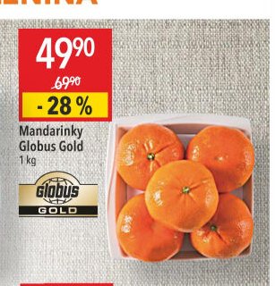 Mandarinky Globus Gold
