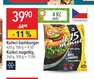 Kuřecí hamburger, Kuřecí nugetky