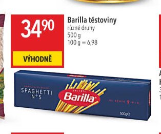 Barilla těstoviny