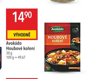 Avokádo Houbové koření