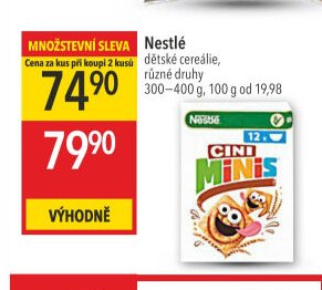 Nestlé dětské cereálie