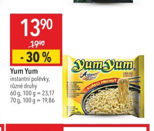 Yum Yum instantní polévky