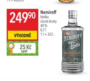 Nemiroff Vodka