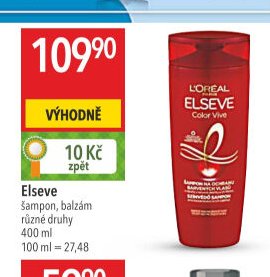 Elseve šampon, balzám