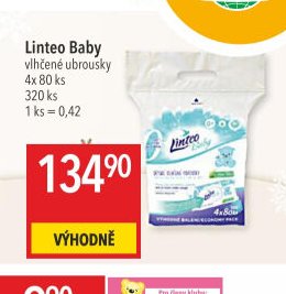 Linteo Baby vlhčené ubrousky