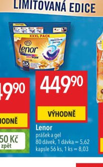 Lenor prášek a gel