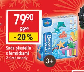 Sada plastelín s formičkami