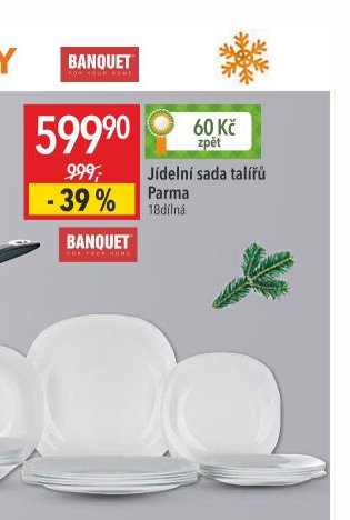 Jídelní sada talířů Parma