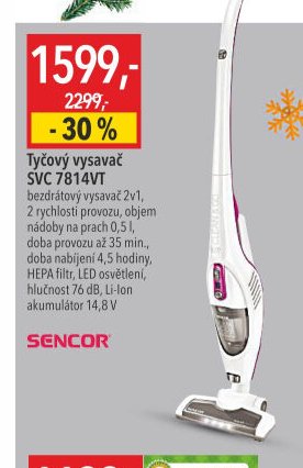 Tyčový vysavač SENCOR SVC 7814VT
