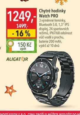 Chytré hodinky Watch PRO Aligator