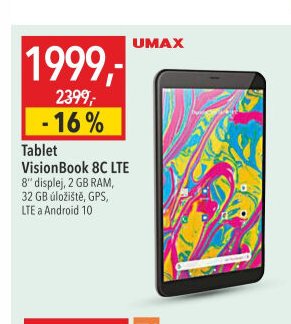 Tablet VisionBook 8C LTE