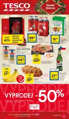 akční leták Tesco 6.12.2023-12.12.2023