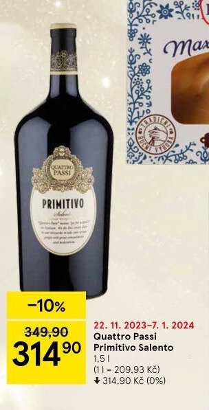 Quattro Passi Primitivo Salento