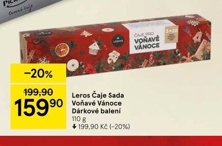 Leros Čaje Sada Voňavé Vánoce Dárkové balení