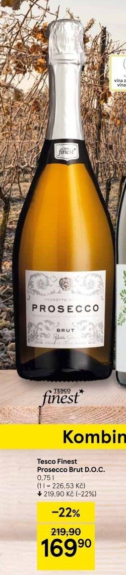 Tesco Finest Prosecco Brut D.O.C.